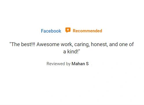 Facebook review by Mahan S